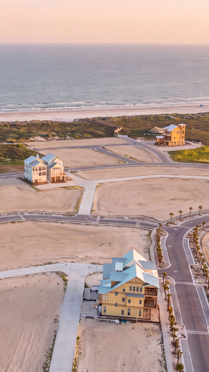 Palmilla Beach homesites beside the Gulf Coast